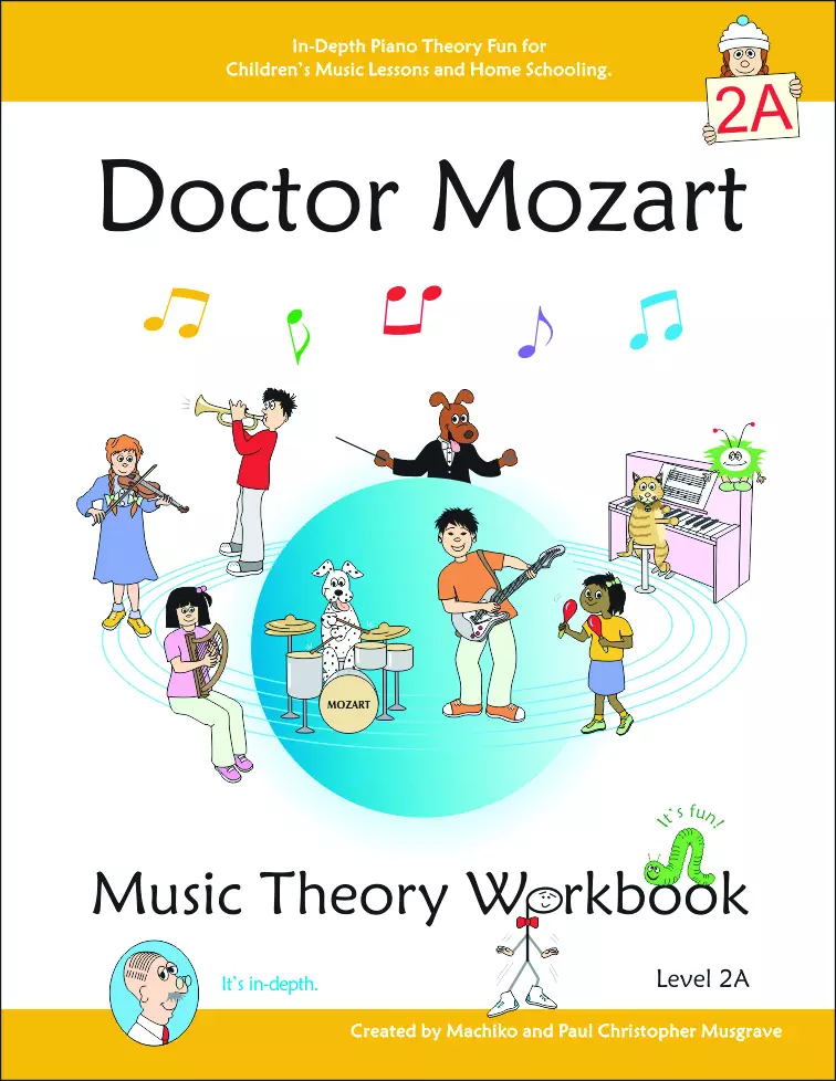 Doctor Mozart Music Theory Workbook - Level 2A